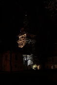 Kostel Narození panny Marie (*1349), areál zámku