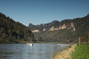Labe ve Hřensku a stěny Schrammsteine