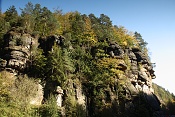 Skalní převisy v Bad Schandau