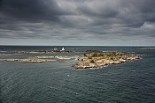 Několik z 6757 ostrovů souostroví Ålandy