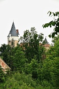 Zámek Žleby (*13.stol., Lichtenburkové – přestavěn v 19.stol. Auerspergy), KH 