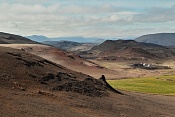 Geotermální oblast Mývatnssveit kolem jezera Mývatn