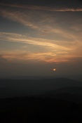 Soumrak nad Kuřimem