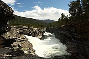 Řeka Otta u Dønfoss