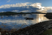 Culkein a Lochan na Leóbaig.  Skotsko