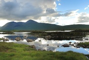 Rannoch Moor. Skotsko