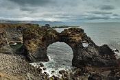 Skalní útvary Arnarstapi. island