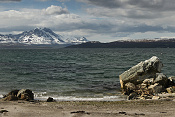 Fjord Balsfjorden u Tromsø. Norsko