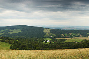 Březová a Lopeník od Grúně. Bílé Karpaty