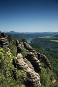 Schrammsteine, Labe a Růžový vrch