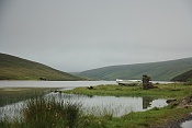 Loch of Cliff. Ostrov Unst. Shetlandy