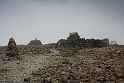 Vrchol hory Ben Nevis (1344 m)