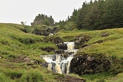 Vodopády Fairy Pools na řece Allt An Fhamhair, Skye