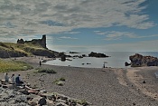 Hrad Dunure Castle (*13.stol., klan Kennedy)