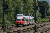 Elektrický vlak ÖBB úzkokolejné železnice 